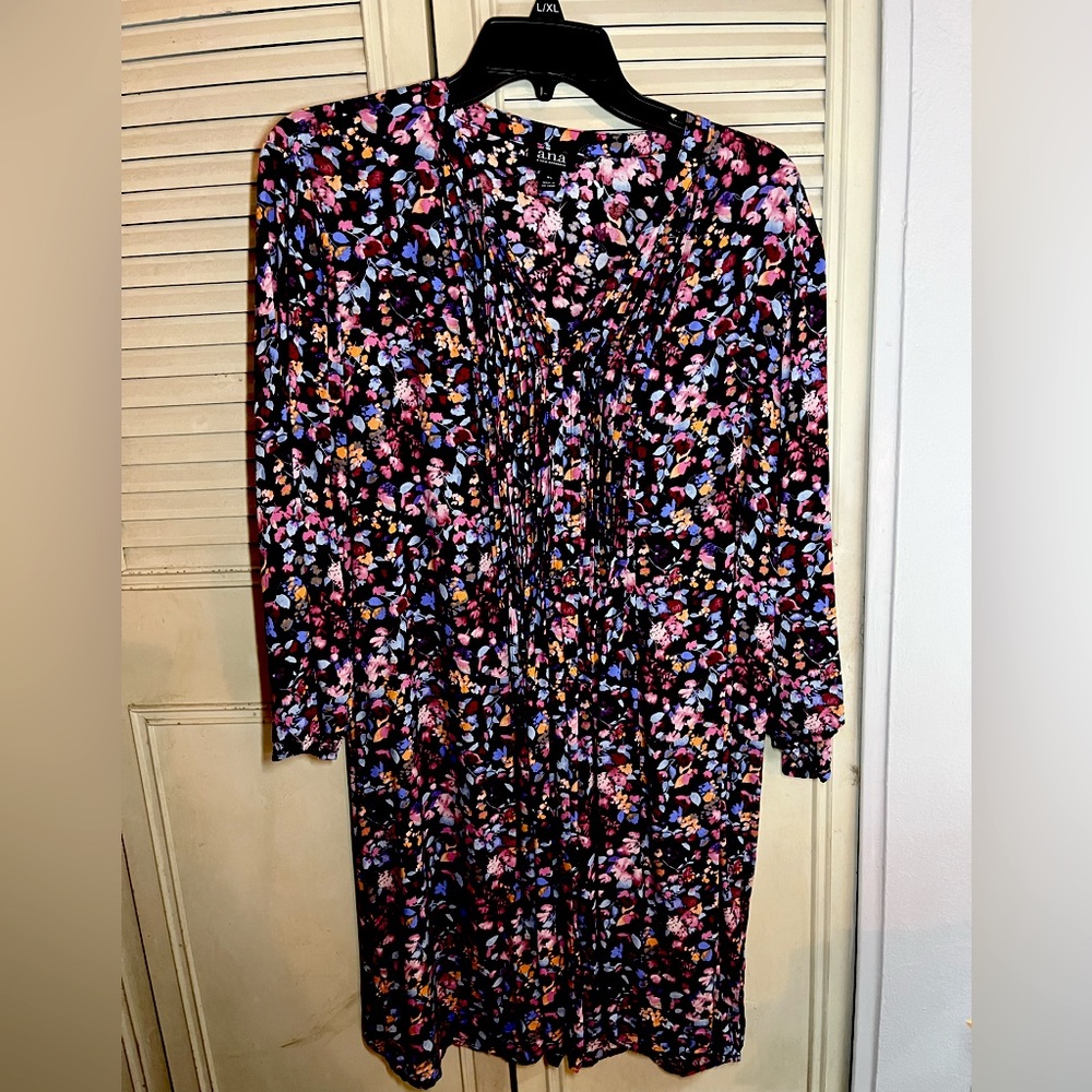 Beautiful Fall Floral Dress XL